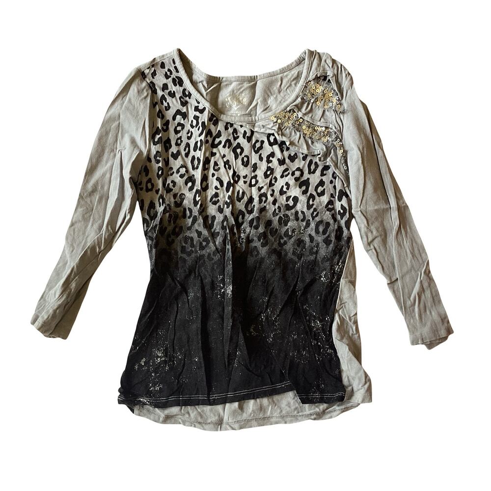 Justice Animal Print Top